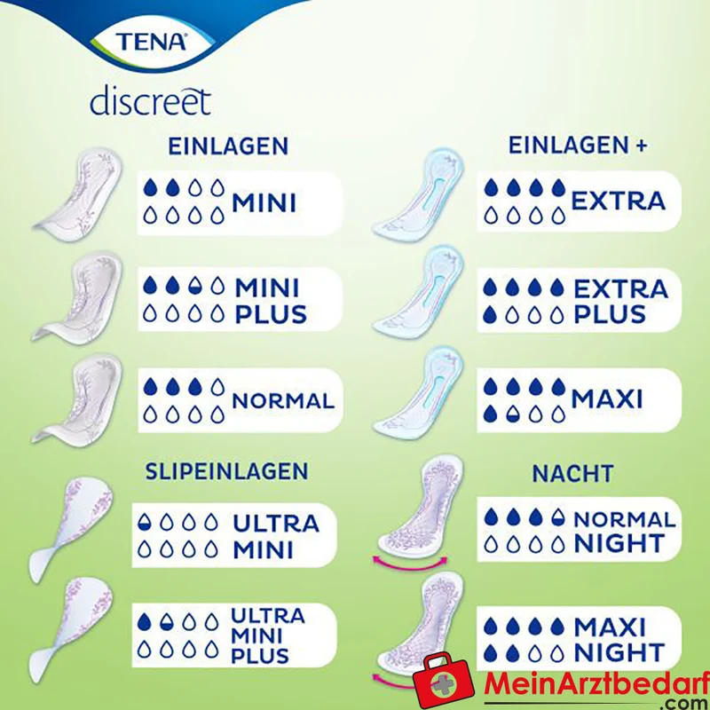 TENA Discreet Ultra Mini Inkontinenz-Einlagen pH-neutral