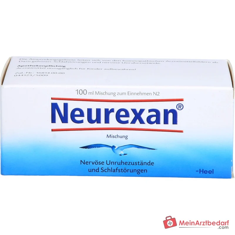Neurexan Tropfen homöopathisches Arzneimittel bei Schlafstörungen und nervöser Unruhe, 100 ml