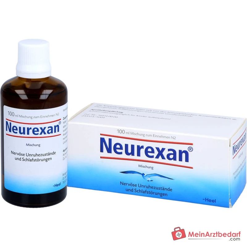 Neurexan Tropfen homöopathisches Arzneimittel bei Schlafstörungen und nervöser Unruhe, 100 ml