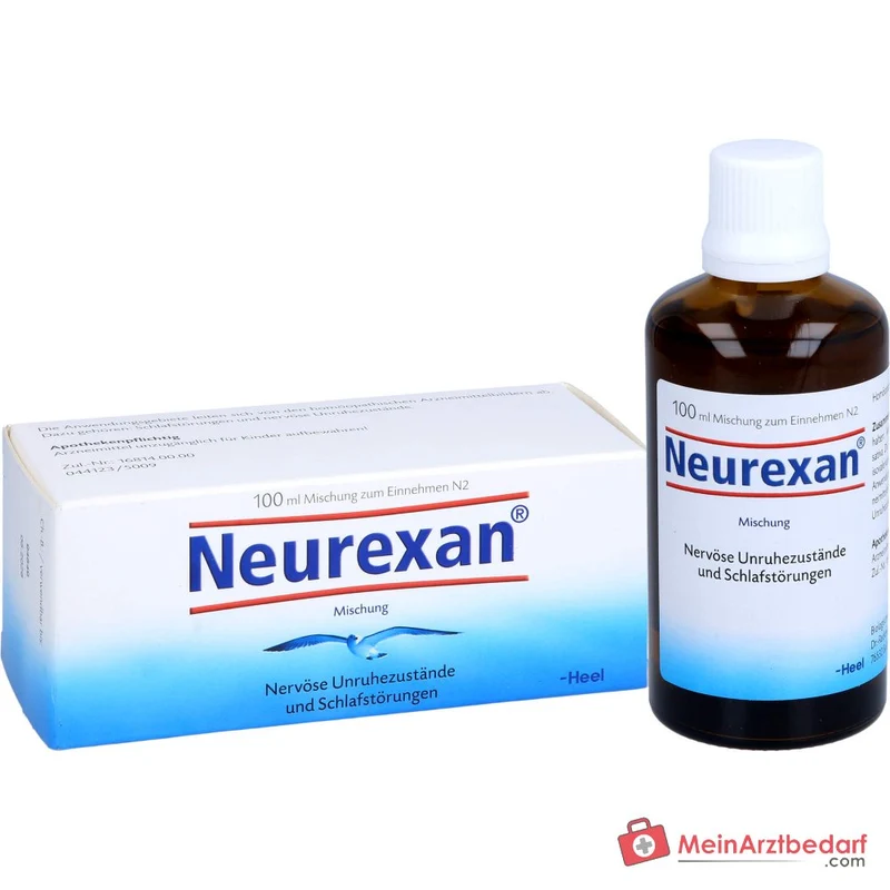 Neurexan Tropfen homöopathisches Arzneimittel bei Schlafstörungen und nervöser Unruhe, 100 ml