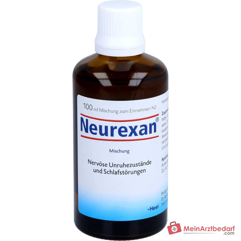 Neurexan Tropfen homöopathisches Arzneimittel bei Schlafstörungen und nervöser Unruhe, 100 ml
