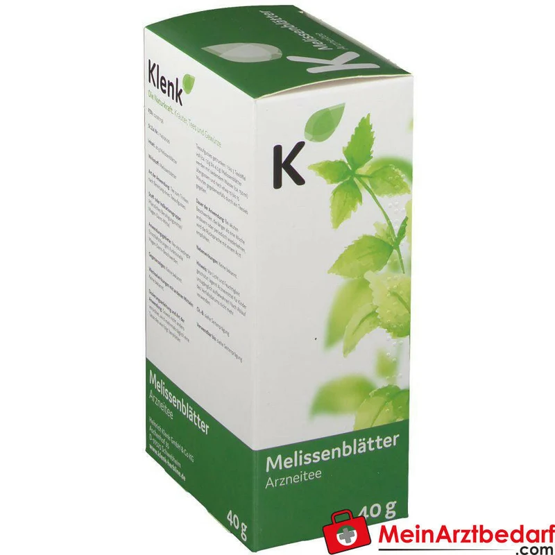 Klenk Melissenblätter Tee 1000 mg Teeaufguss