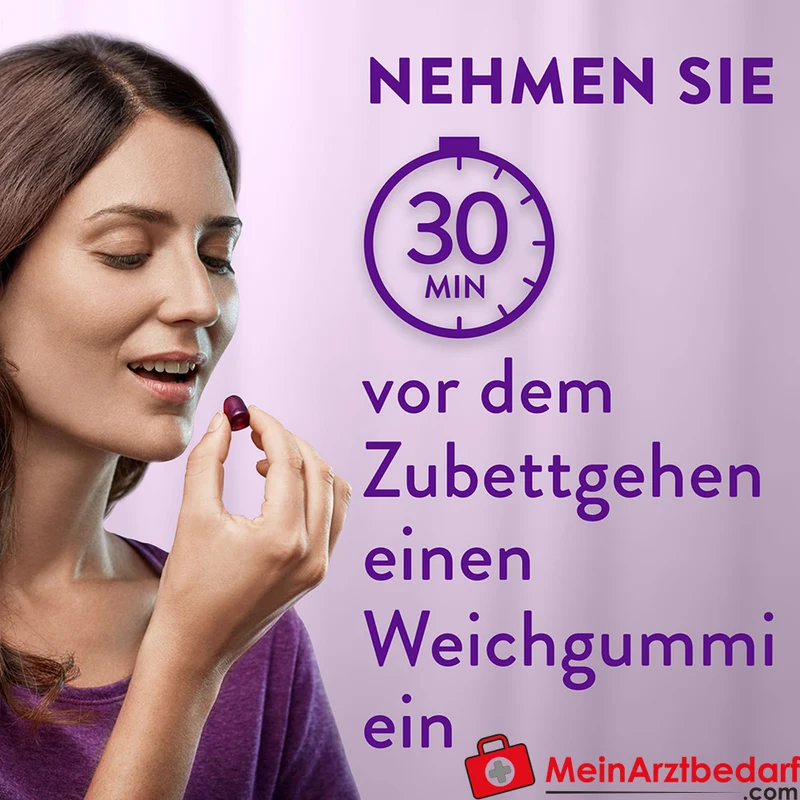 WICK ZzzQuil Gute Nacht Melatonin 1 mg Weichgummis 30 Stück