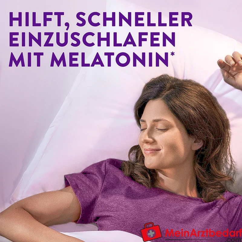 WICK ZzzQuil Gute Nacht Melatonin 1 mg Weichgummis 30 Stück Mango‑Banane