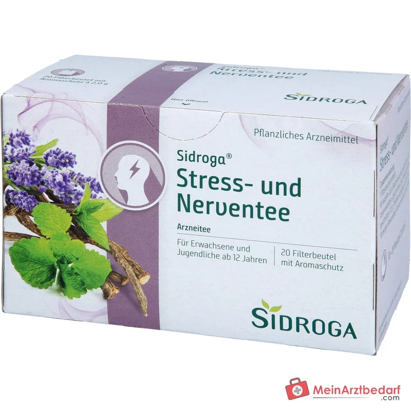 Sidroga Stress- und Nerventee Arzneiteebeutel, 20 x 2 g