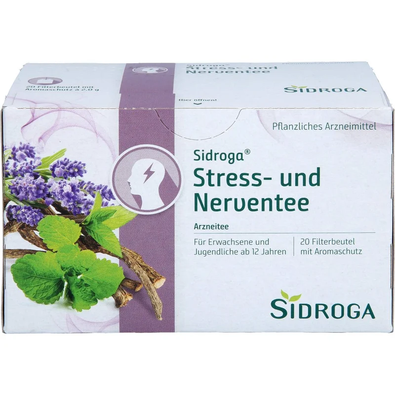 Sidroga Stress- und Nerventee Arzneiteebeutel, 20 x 2 g