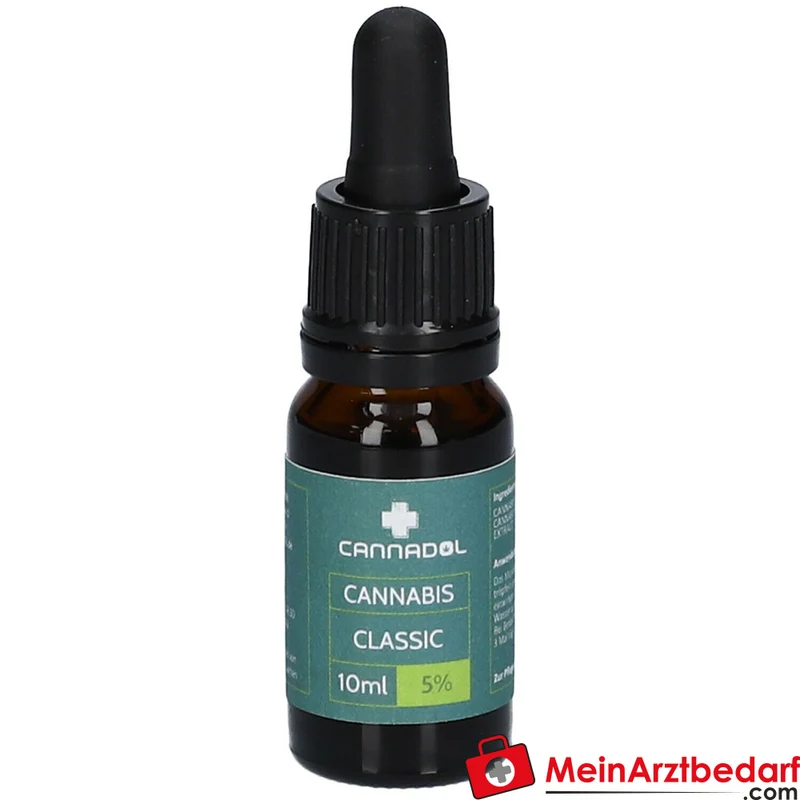 Cannadol Classic CBD Cannabidiol Hanfextrakt Tropfen 5%, 10 ml