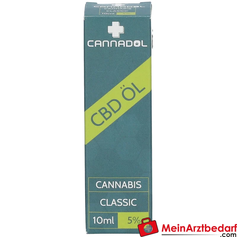 Cannadol Classic CBD Cannabidiol Hanfextrakt Tropfen 5%, 10 ml