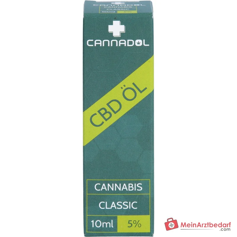 Cannadol Classic CBD Cannabidiol Hanfextrakt Tropfen 5%, 10 ml
