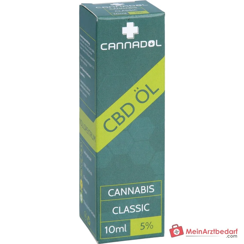 Cannadol Classic CBD Cannabidiol Hanfextrakt Tropfen 5%, 10 ml