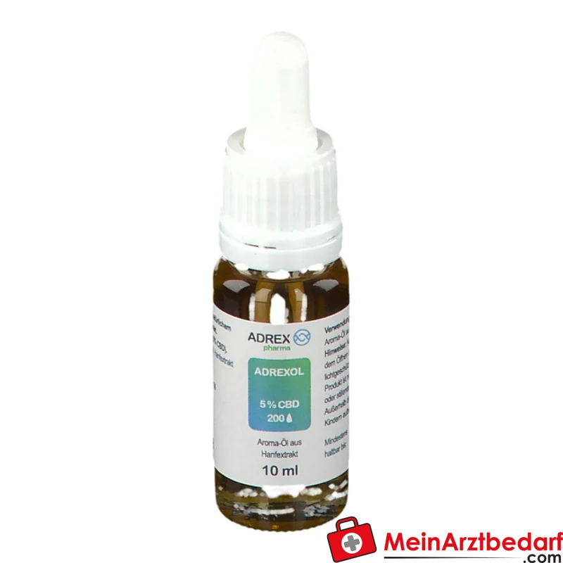 Adrexol CBD 5% Cannabidiol Aroma-Öl Tropfen, 10 ml