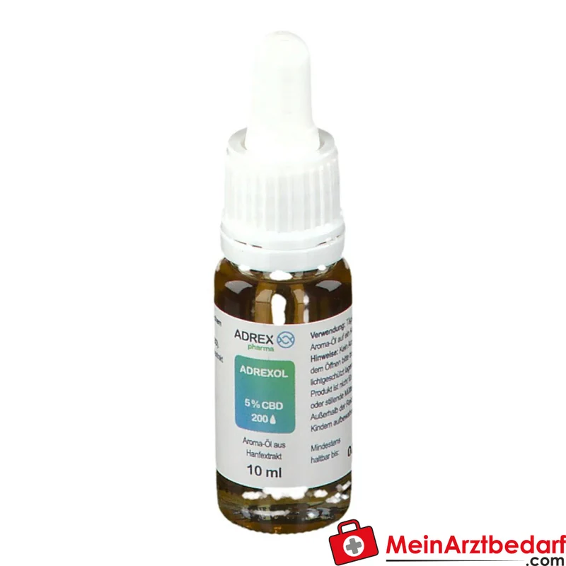 Adrexol CBD 5% Cannabidiol Aroma-Öl Tropfen, 10 ml