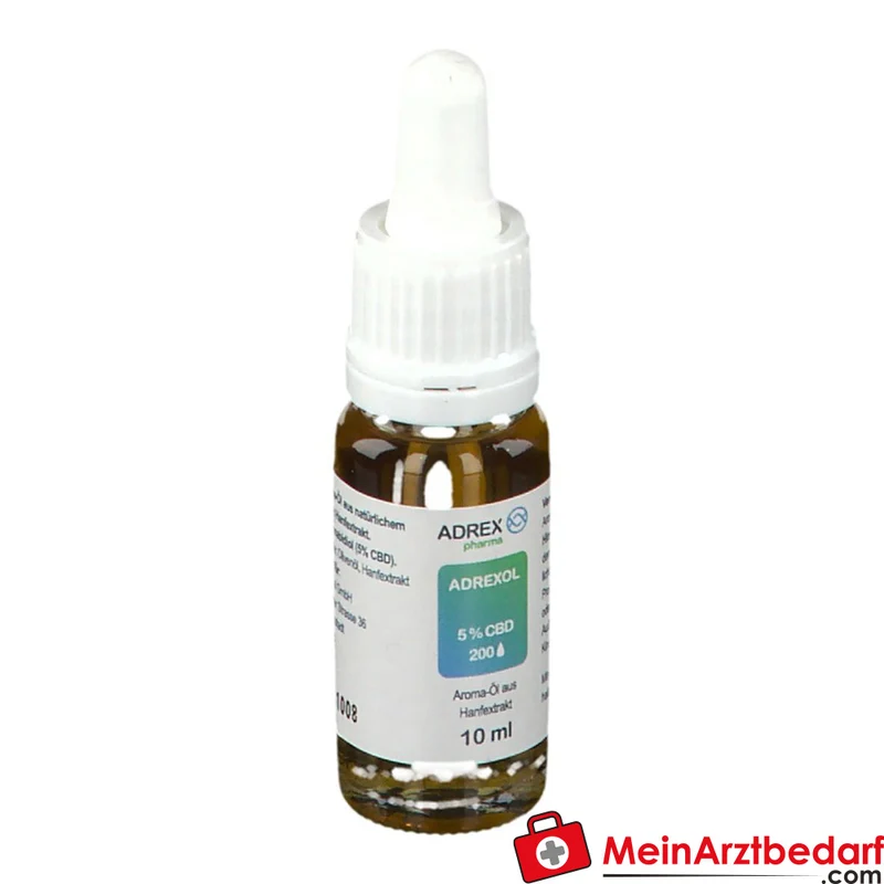 Adrexol CBD 5% Cannabidiol Aroma-Öl Tropfen, 10 ml