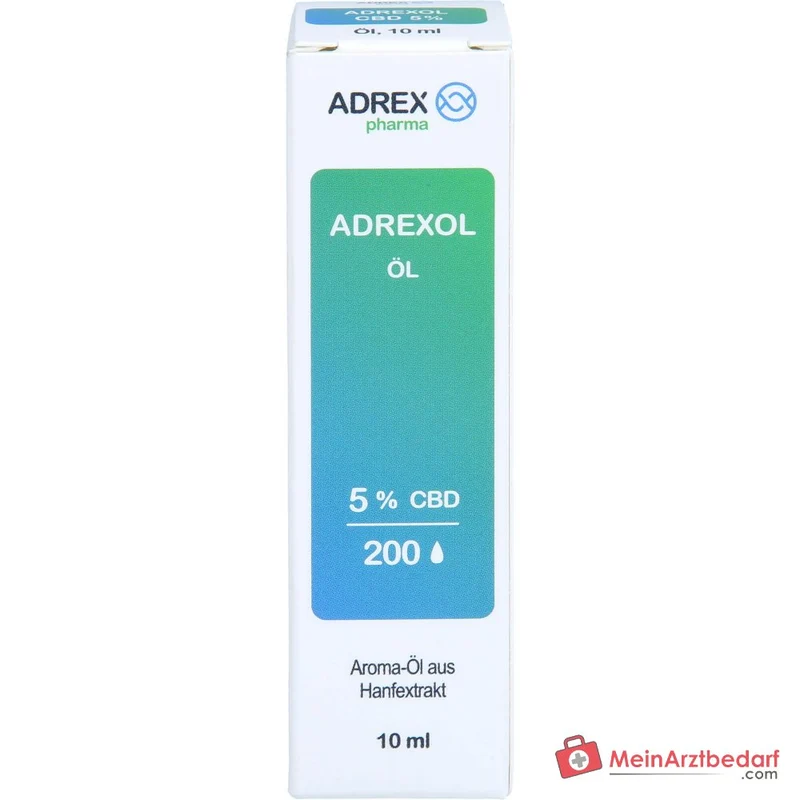 Adrexol CBD 5% Cannabidiol Aroma-Öl Tropfen, 10 ml