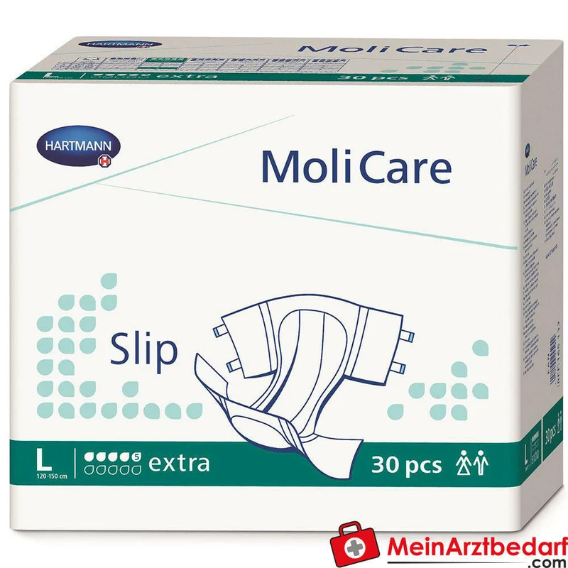 MoliCare Slip extra Gr. L (120–150 cm) Inkontinenz-Slip, 3‑lagiger Saugkern