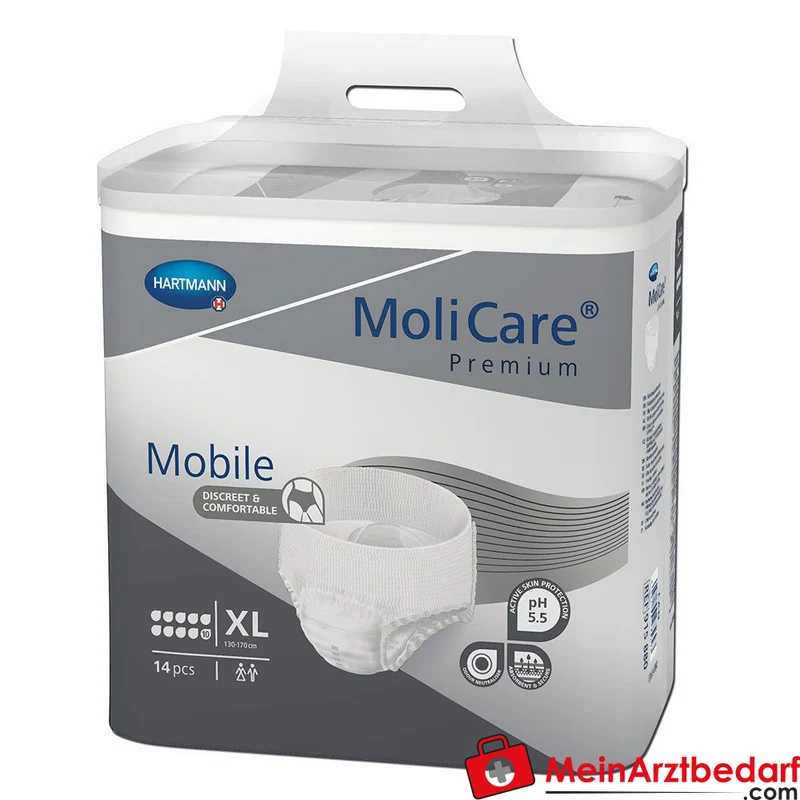 MoliCare Premium Mobile 10 Tropfen Windelhose Gr. XL (130–170 cm)