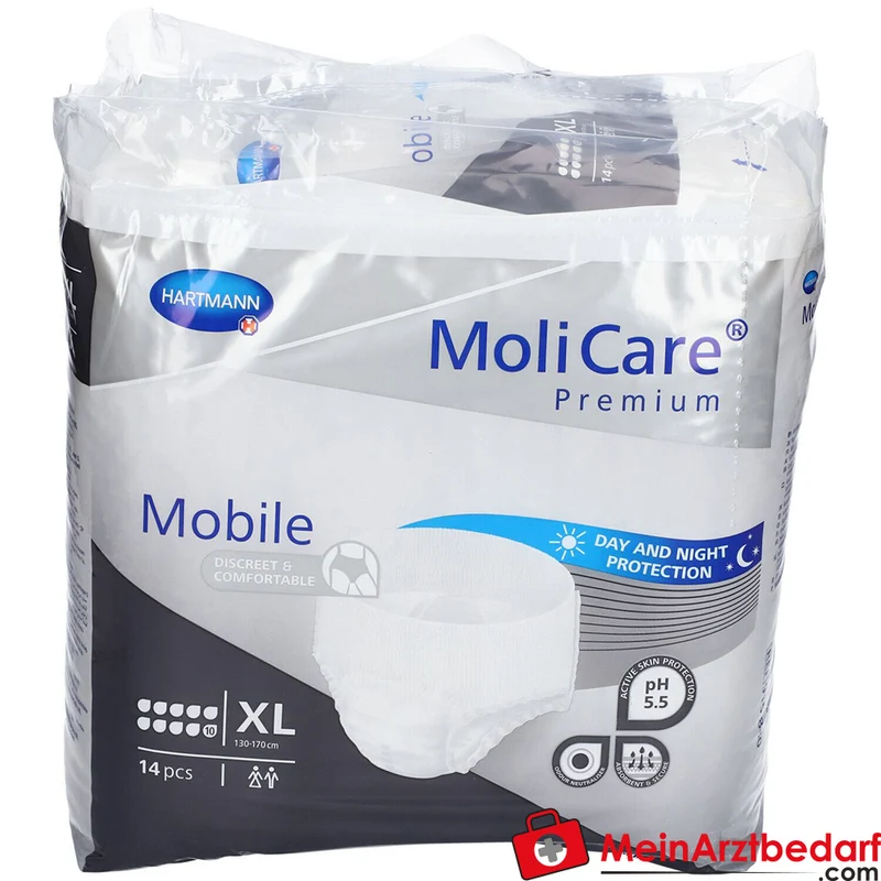 MoliCare Premium Mobile 10 Tropfen Windelhose Gr. XL (130–170 cm)