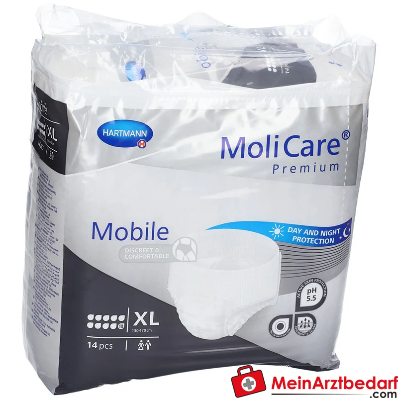 MoliCare Premium Mobile 10 Tropfen Windelhose Gr. XL (130–170 cm)