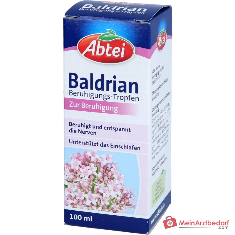 Abtei Baldrian Beruhigungs-Tropfen Baldrianwurzel-Tinktur Tropfen, 100 ml