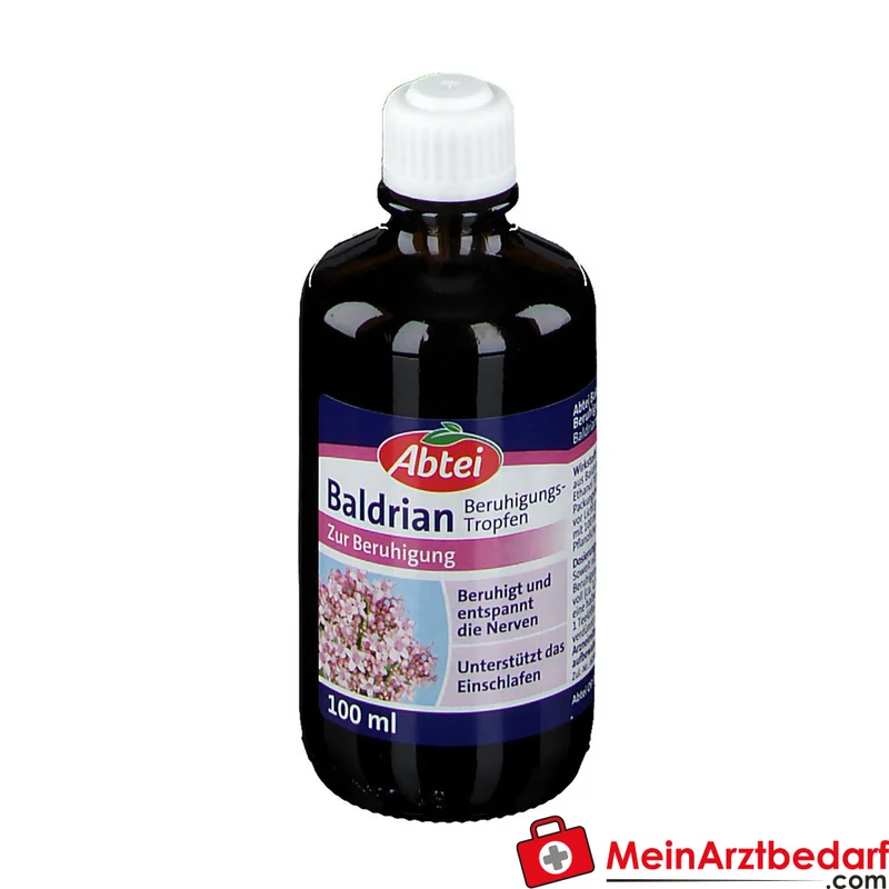 Abtei Baldrian Beruhigungs-Tropfen Baldrianwurzel-Tinktur Tropfen, 100 ml