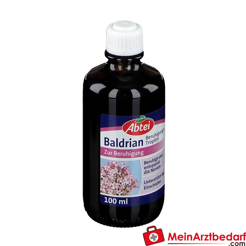 Abtei Baldrian Beruhigungs-Tropfen Baldrianwurzel-Tinktur Tropfen, 100 ml