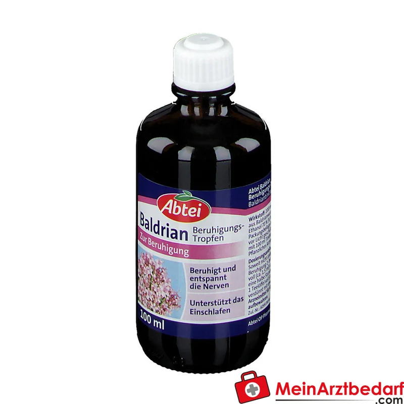 Abtei Baldrian Beruhigungs-Tropfen Baldrianwurzel-Tinktur Tropfen, 100 ml