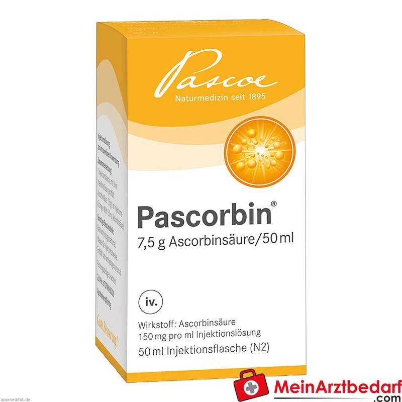 Pascorbin Ascorbinsäure 7,5 g/50 ml Injektionslösung Einmalampulle