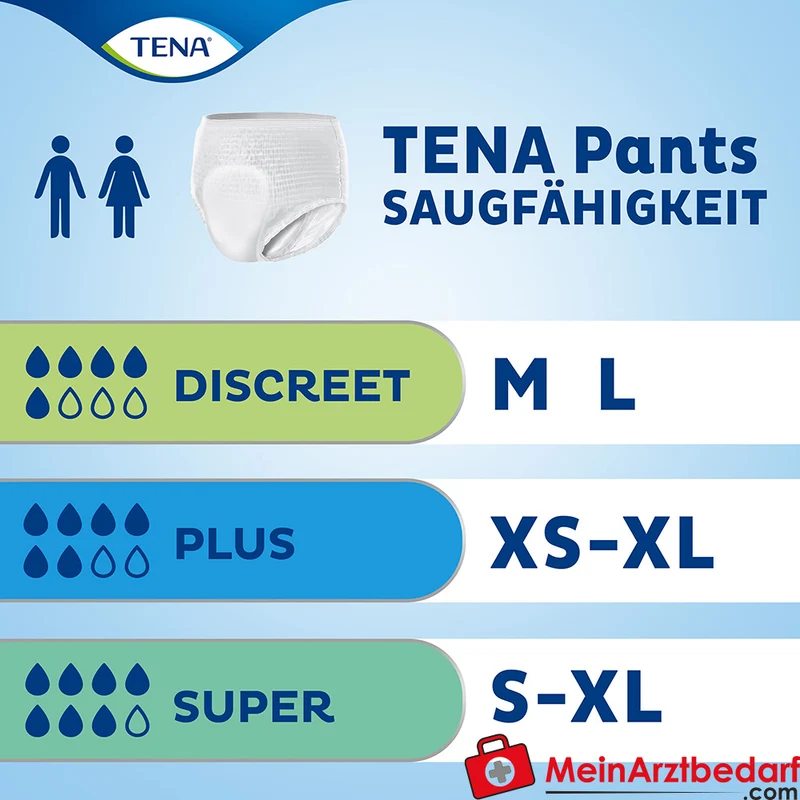 TENA Pants Discreet M Einweghosen Gr. M Unisex