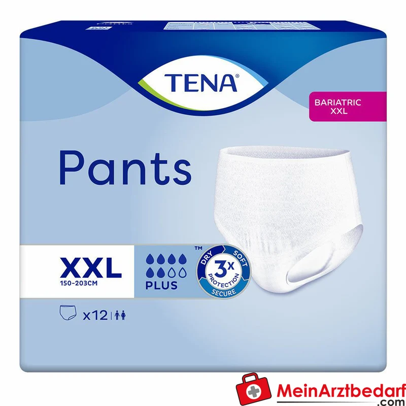 TENA Pants Bariatric Plus Einweghose XXL für starke Inkontinenz