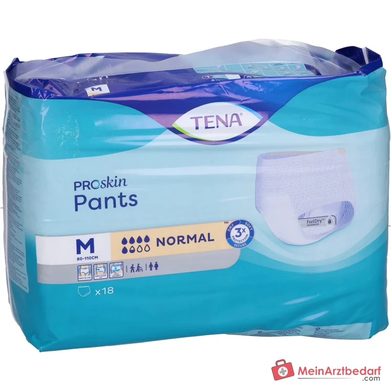 TENA Pants Normal M Inkontinenz-Einweghosen Medium 72 Stück
