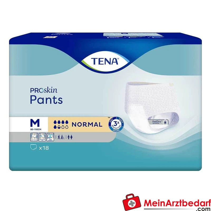 TENA Pants Normal M Inkontinenz-Einweghosen Medium 72 Stück