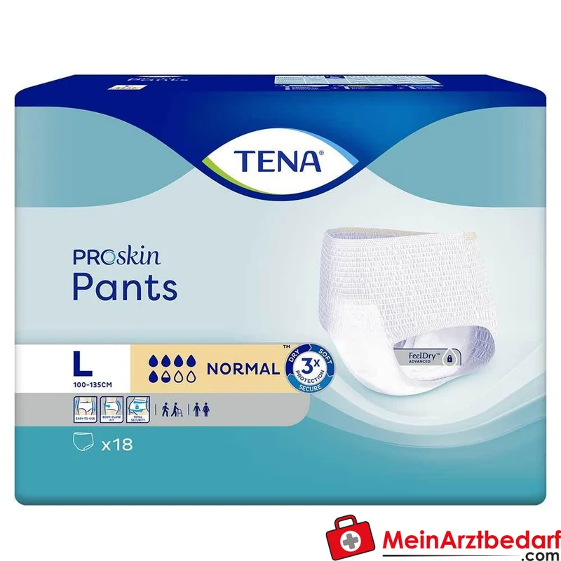 TENA Pants Normal L Einweg‑Pants für mittlere bis starke Inkontinenz