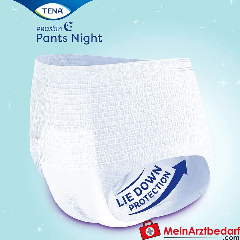 TENA Pants Night Super Einweghose Unisex M Nacht mit Lie-Down-Protection
