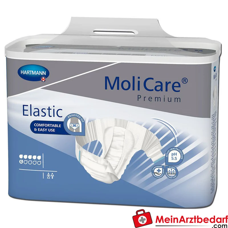MoliCare Premium Elastic 6 Tropfen Inkontinenz-Slip XL (140–175 cm)