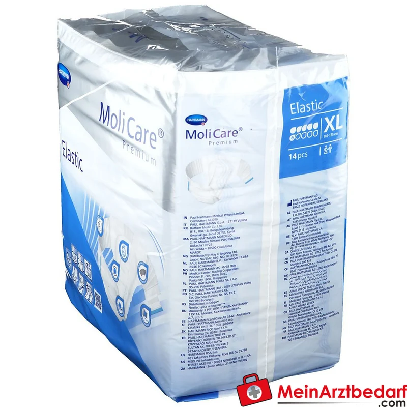 MoliCare Premium Elastic 6 Tropfen Inkontinenz-Slip XL (140–175 cm)