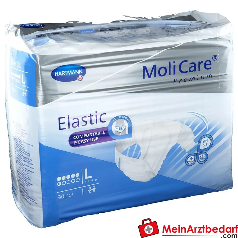 MoliCare Premium Elastic 6 Tropfen Inkontinenzslip Gr. L, 90 St.