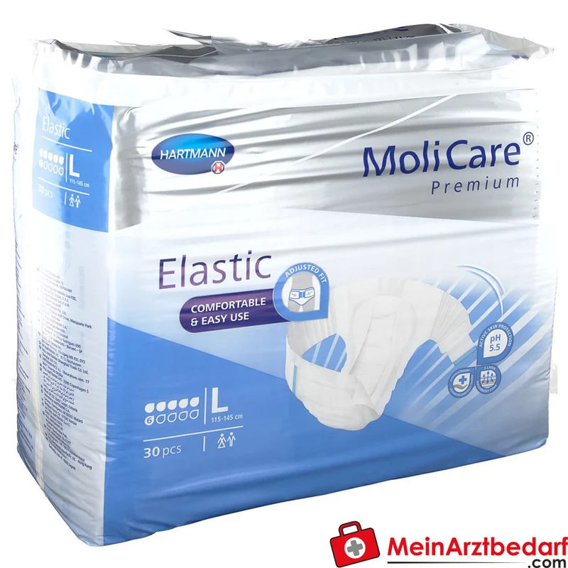 MoliCare Premium Elastic 6 Tropfen Inkontinenzslip Gr. L, 90 St.
