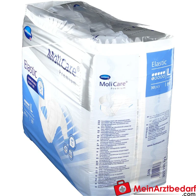 MoliCare Premium Elastic 6 Tropfen Inkontinenzslip Gr. L, 90 St.