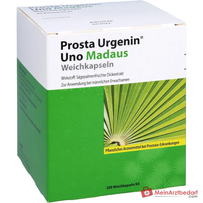 Prosta Urgenin Uno Madaus Sägepalmenfrüchte-Dickextrakt Weichkapseln, 60 St.