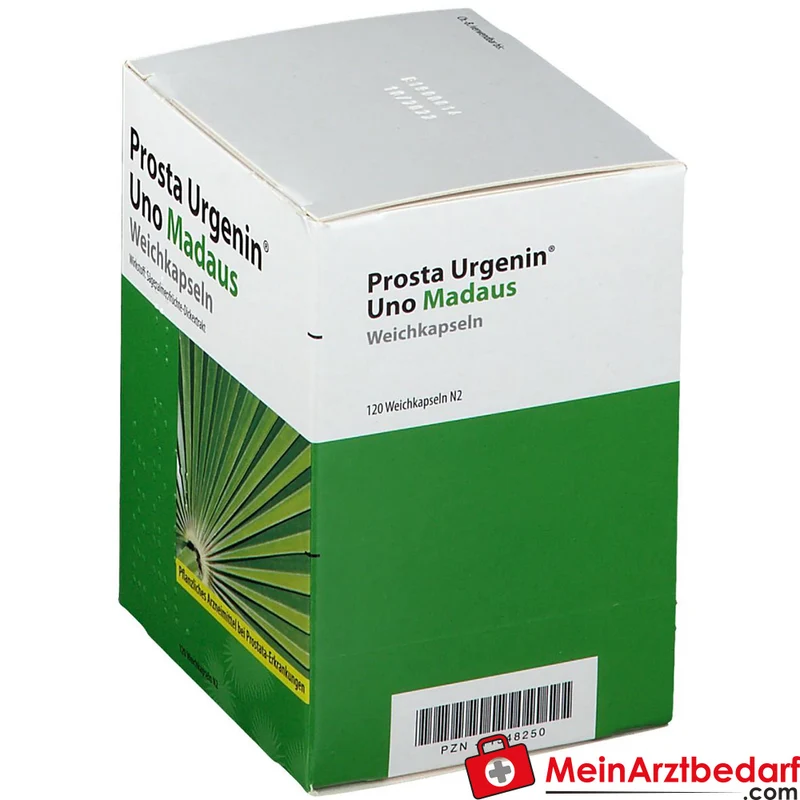 Prosta Urgenin Uno Madaus Sägepalmenfrüchte-Dickextrakt Weichkapseln, 60 St.