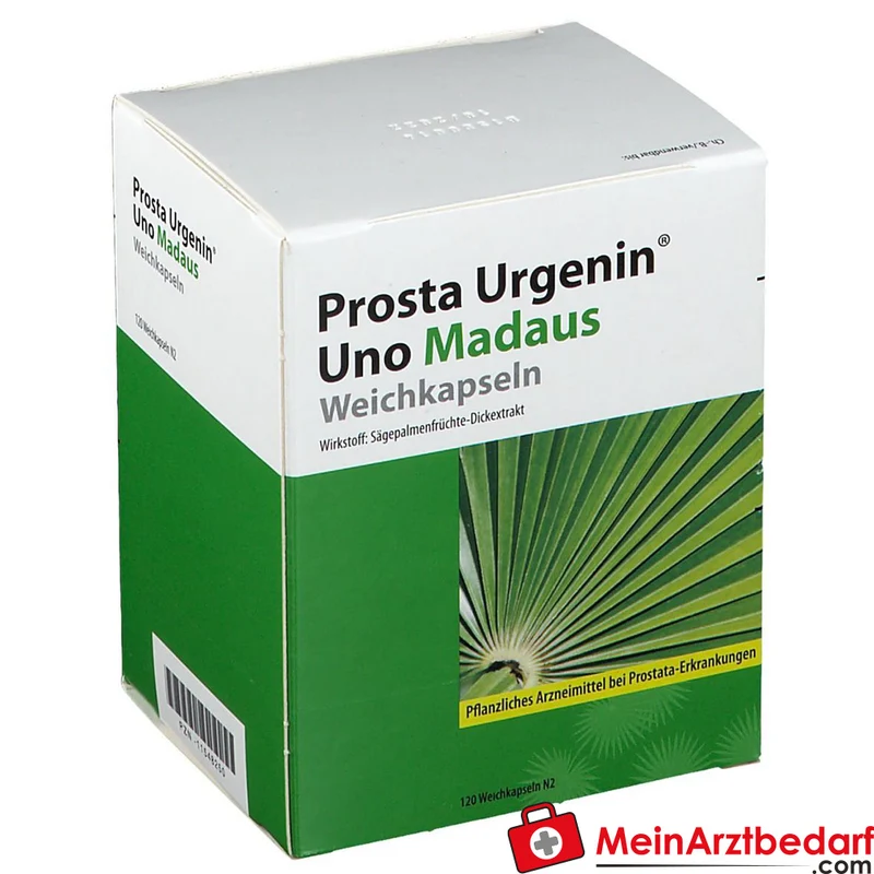 Prosta Urgenin Uno Madaus Sägepalmenfrüchte-Dickextrakt Weichkapseln, 60 St.