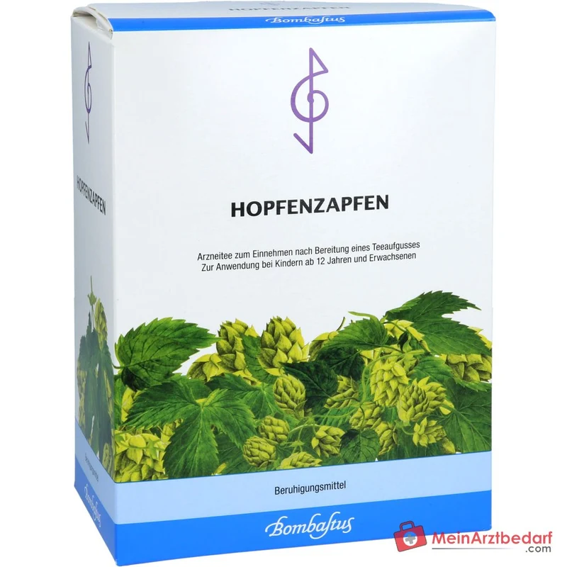 Bombastus Hopfenzapfen (Hopfenblüten) Tee zum Aufbrühen, 50 g