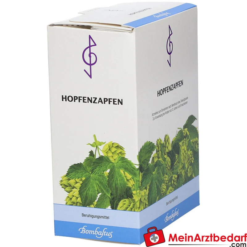 Bombastus Hopfenzapfen (Hopfenblüten) Tee zum Aufbrühen, 50 g