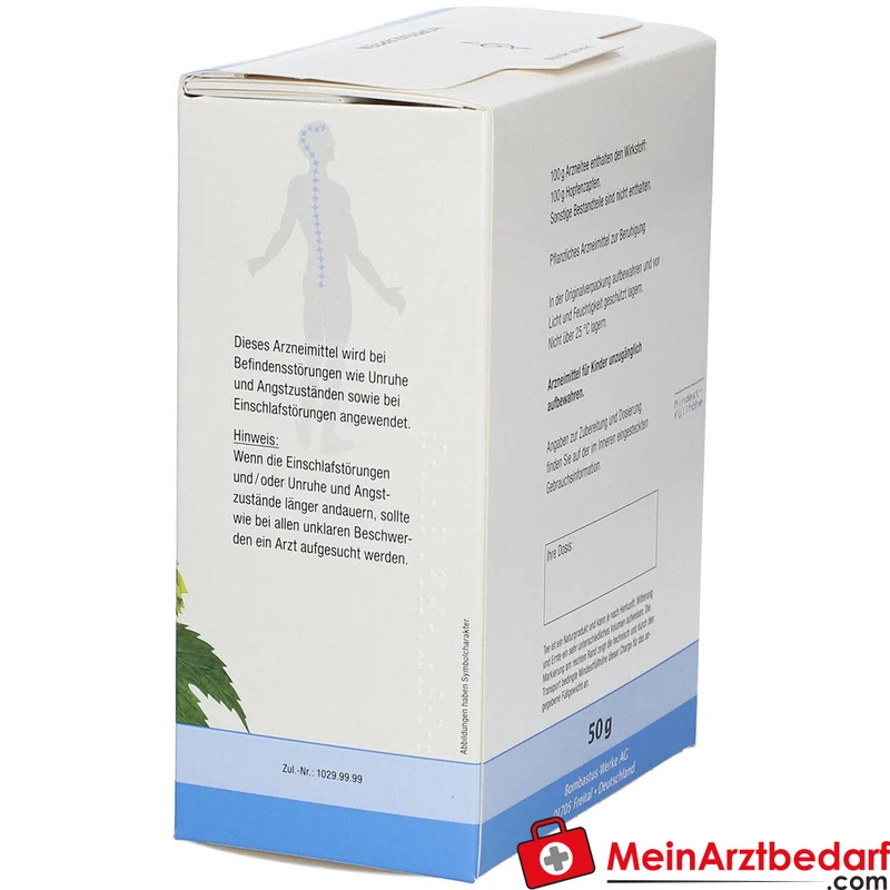 Bombastus Hopfenzapfen (Hopfenblüten) Tee zum Aufbrühen, 50 g