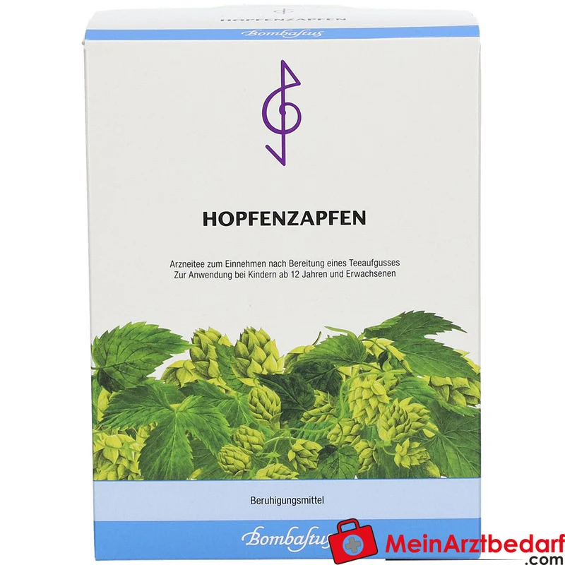 Bombastus Hopfenzapfen (Hopfenblüten) Tee zum Aufbrühen, 50 g