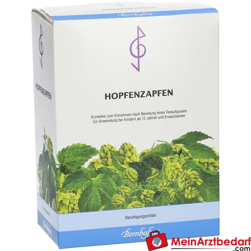 Bombastus Hopfenzapfen (Hopfenblüten) Tee zum Aufbrühen, 50 g