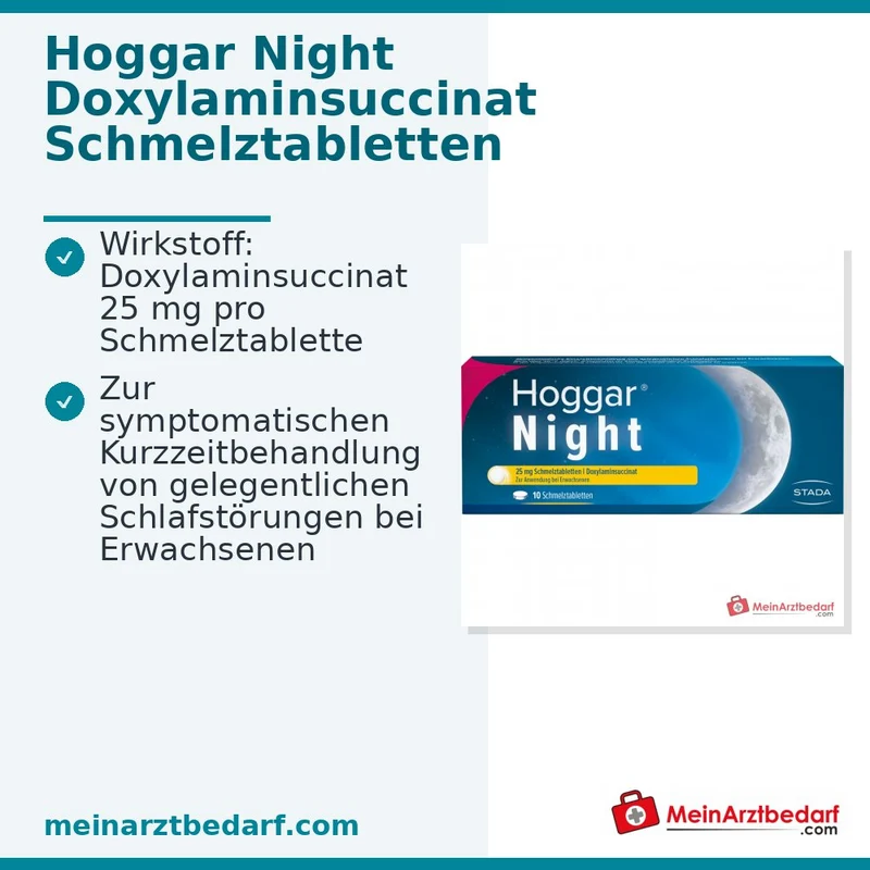 Hoggar Night Doxylamin 25 mg Schmelztabletten