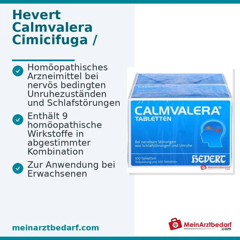 Calmvalera Tabletten Calm‑9‑Komplex 200 Tabletten