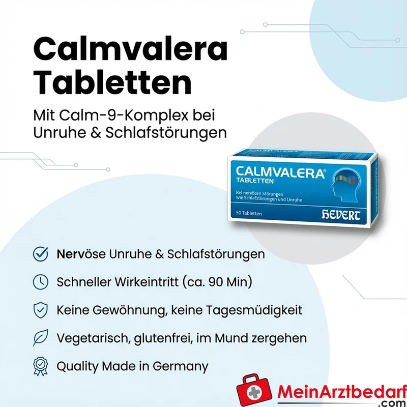 Calmvalera Calm‑9‑Komplex Tabletten (9 Wirkstoffe) 100 Tabletten