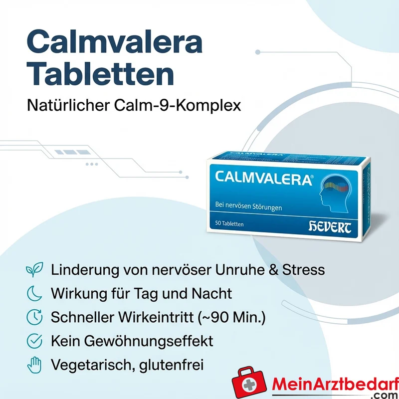 Calmvalera Tabletten Calm‑9‑Komplex (9 Wirkstoffe) 50 Tabletten